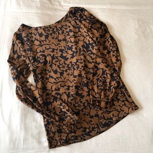 Ann Taylor LOFT Patterned Blouse